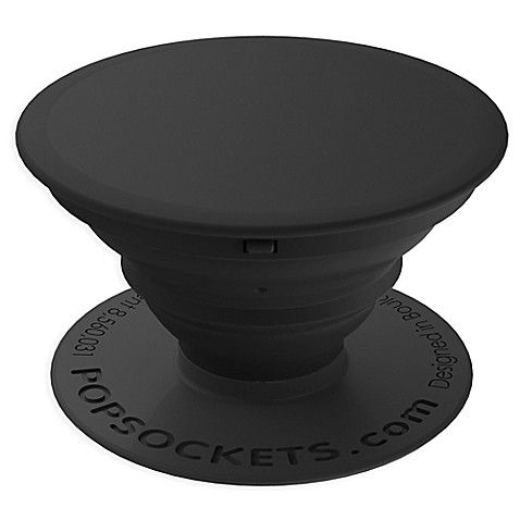 PopSockets Phone Grip and Stand in Black | Bed Bath & Beyond