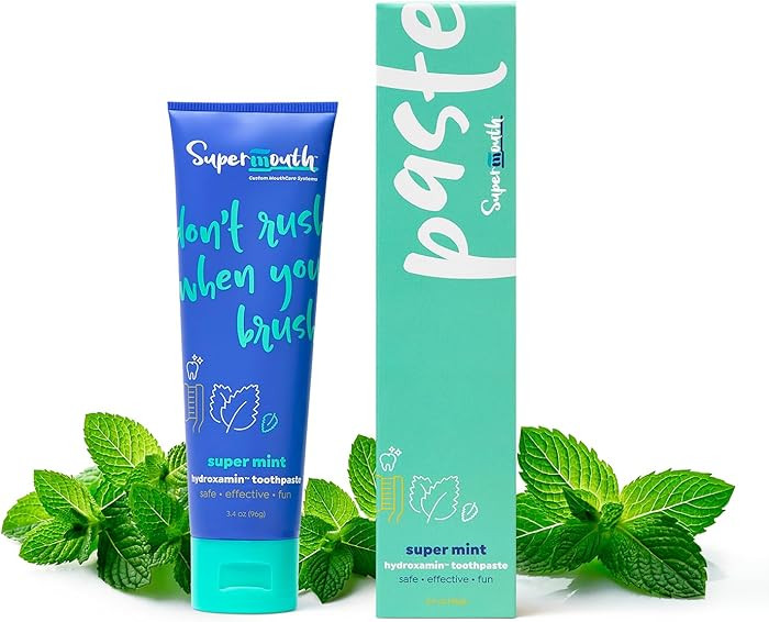 SuperMouth Nano Hydroxyapatite Toothpaste – Non-Fluoride, Remineralizing, Eases Sensitivity, Wh... | Amazon (US)