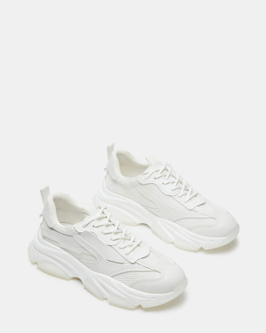POSSESS Off-White Sneaker | Men's Lace Up Sneakers | Steve Madden (US)