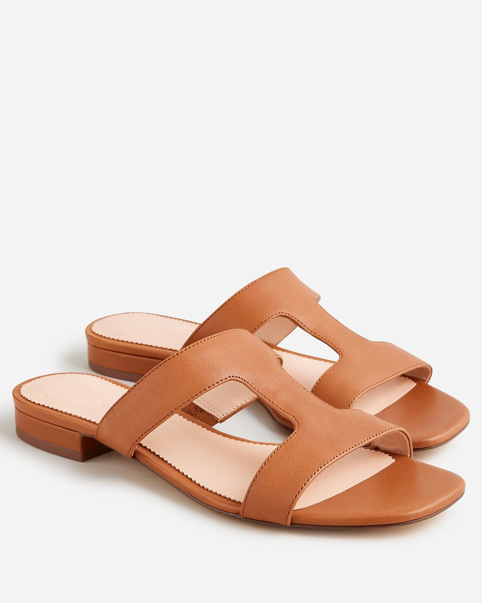 Hazel cutout sandals in leather | J.Crew US