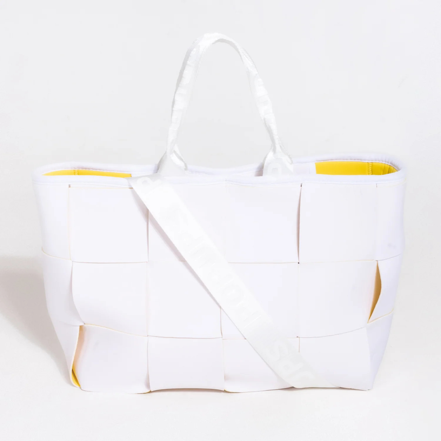 ICON TOTE WHITE YELLOW | PopUps