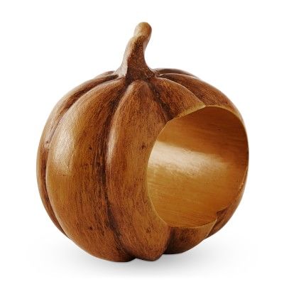 Pumpkin Napkin Rings, Set of 4 | Williams-Sonoma