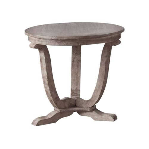 Liberty Furniture Industries Greystone Mill End Table, 24" x 24" x 24", Light Gray | Amazon (US)