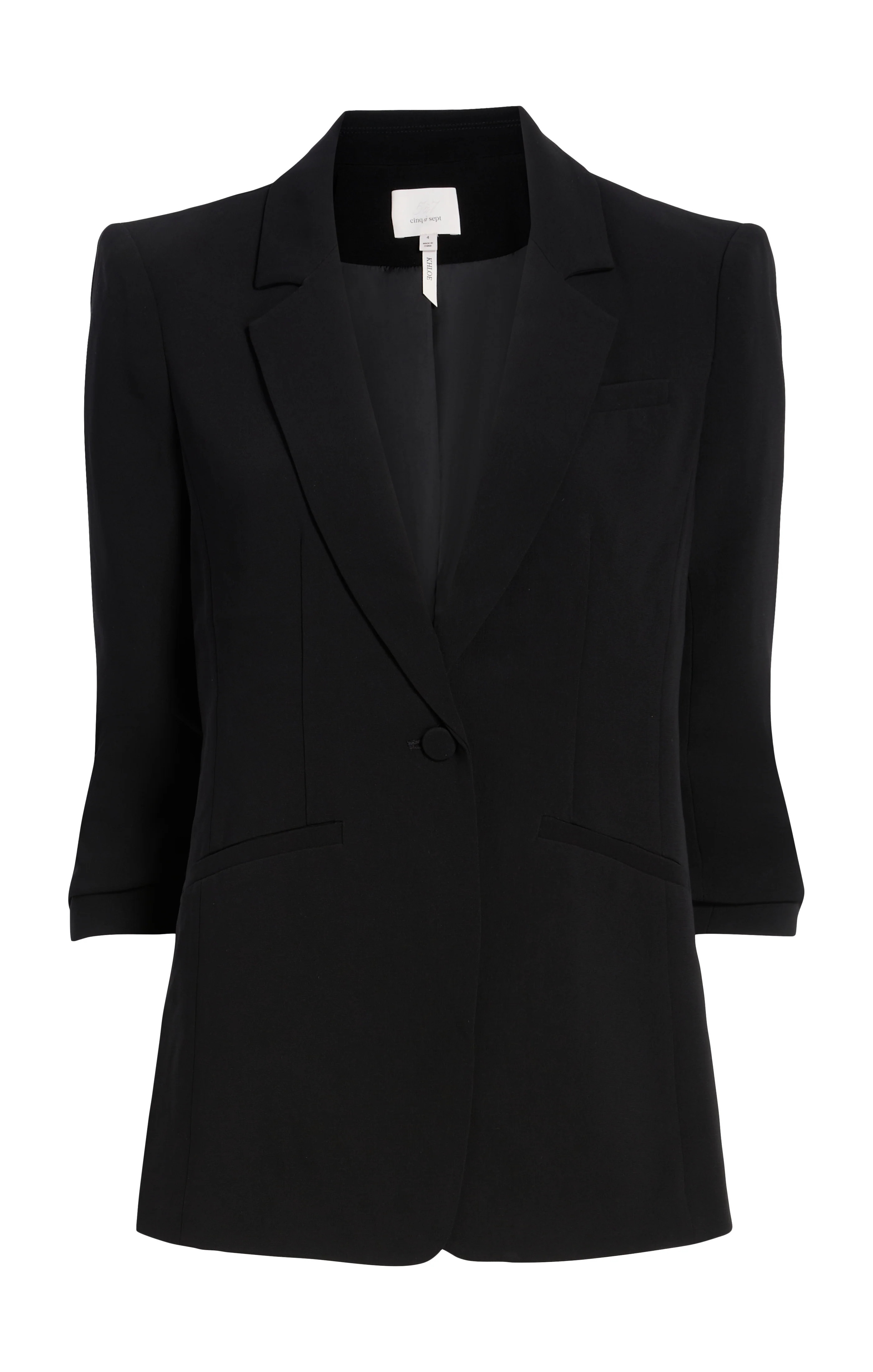 Crepe Khloe Blazer 6 / Black | Cinq à Sept