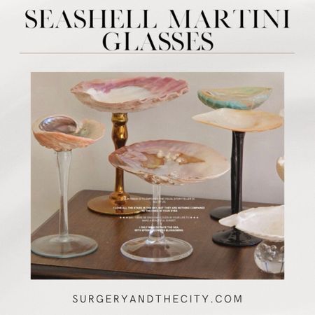 Seashell martini glasses

#LTKhome