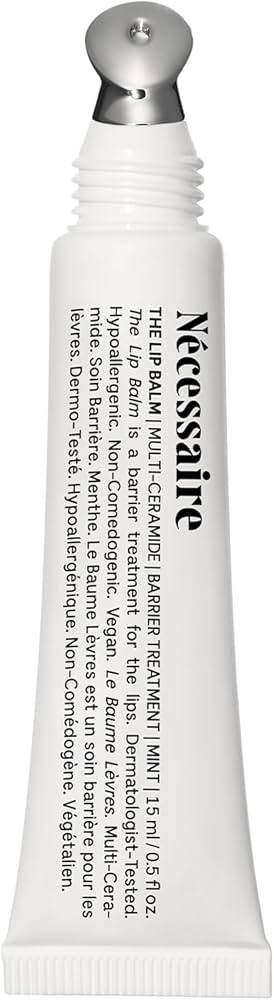 Nécessaire The Lip Balm | Hydrating Lip Balm for Women and Men, Clear, Mint, Multi-Ceramide, Tre... | Amazon (US)