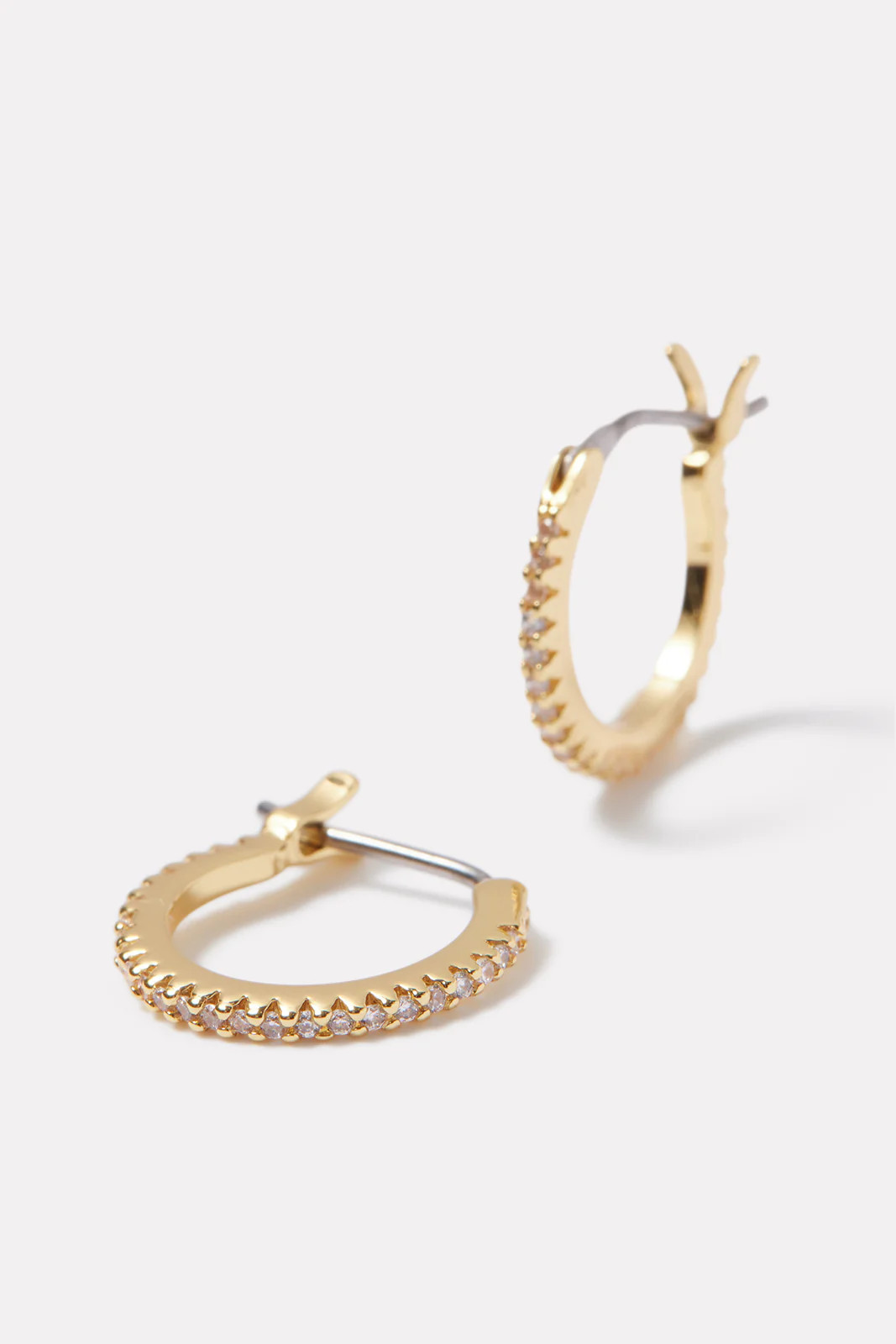 GORJANA Women's Shimmer Huggies, Gold | Evereve