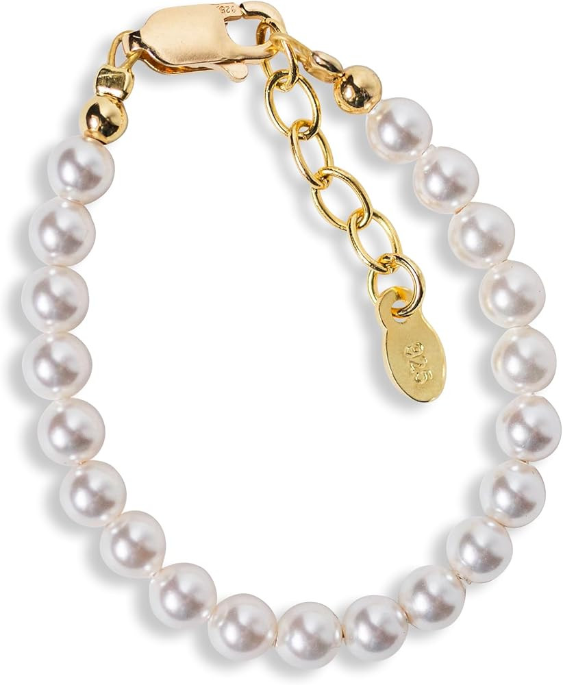 Cherished Moments 14K Gold-Plated Bracelet for Babies, Toddlers, Kids, and Little Girls with High... | Amazon (US)