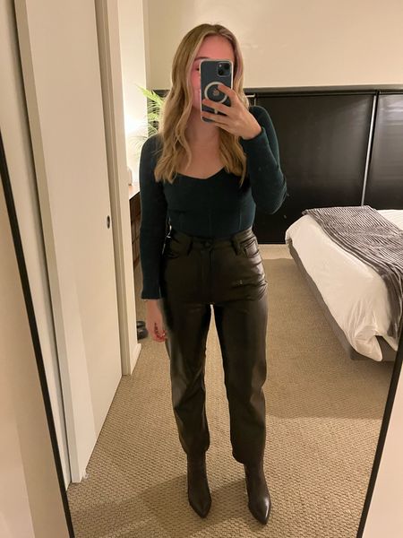 leather pants + bodysuit = the perfect going out outfit🥂

Abercrombie sale, Abercrombie leather leather pants, leather pants outfit, leather pants Abercrombie, bodysuit outfit, date night, date night outfit, dinner date outfit, dinner outfit, going out outfit, going out winter

#LTKstyletip #LTKsalealert #LTKfit