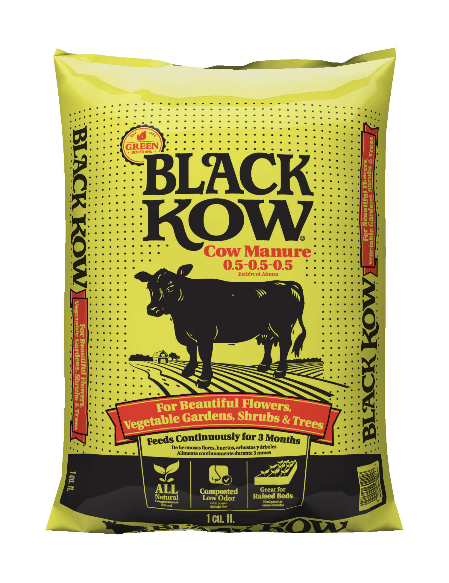 Black Kow Premium 1 Cubic foot Organic Manure Provides organic nutrients one_size | 50150151 | Lowe's