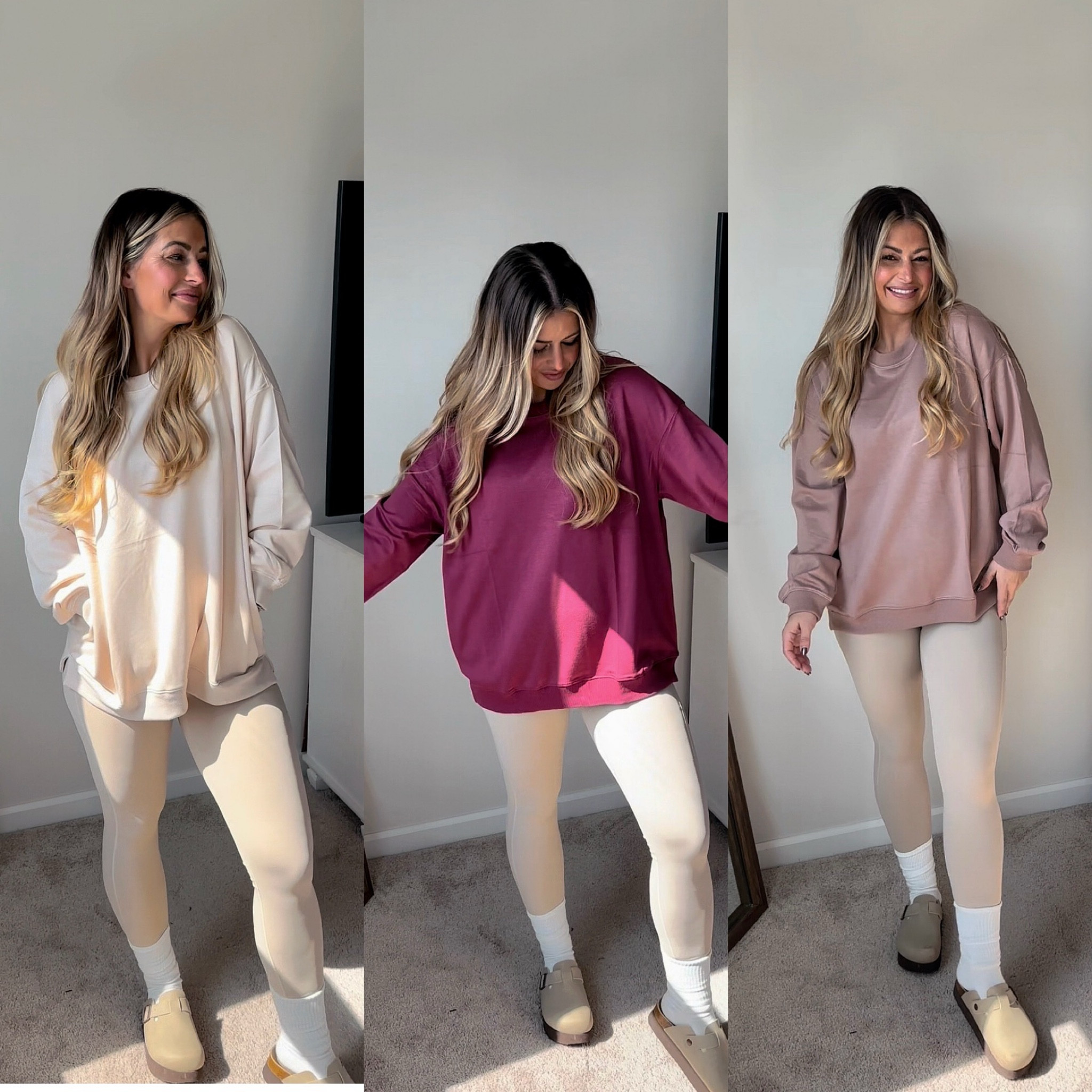 Comfortable oversized legging friendly sweaters!

Wearing size medium 



#LTKSeasonal #LTKU #LTKActive