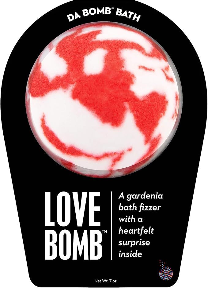 Da Bomb Love Bath Bomb, Red/White | Amazon (US)