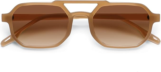 SOJOS Retro Rectangle Aviator Sunglasses for Women Men Trendy 90s Classic Square Frame Shades SJ2... | Amazon (US)