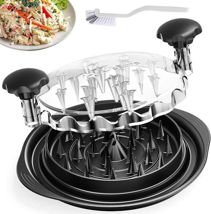 Large Chicken Shredder, 10.8" Visible Heavy Duty Chicken Breast Shredder Tool Twist, Meat Shredde... | Amazon (US)