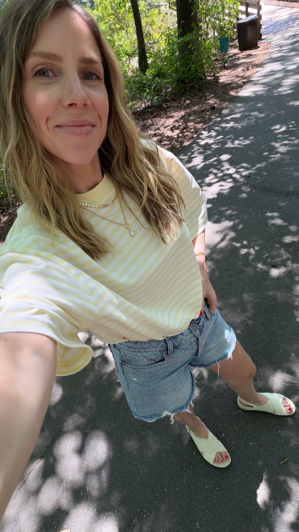 OOTD | 06.04.2026 (S in tee, 26 in shorts)

#LTKootd