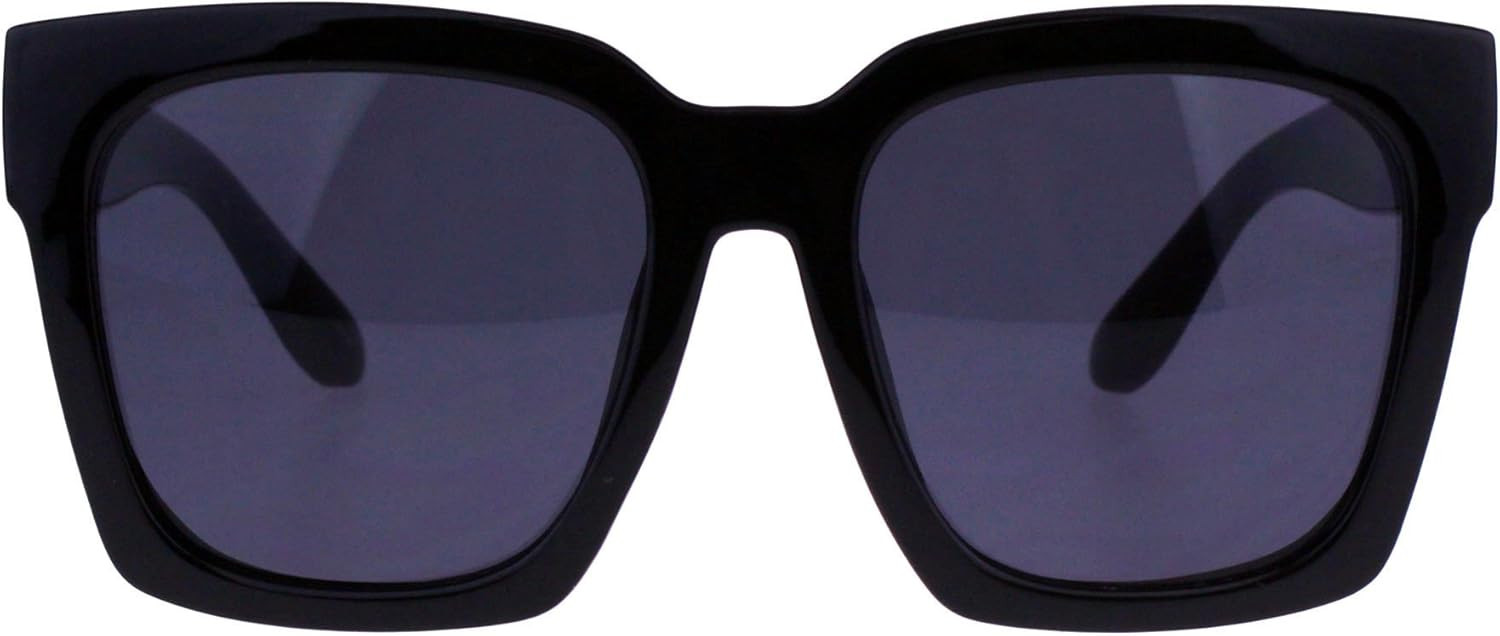 SUPER Oversized Square Sunglasses Womens Modern Hipster Fashion Shades | Amazon (US)
