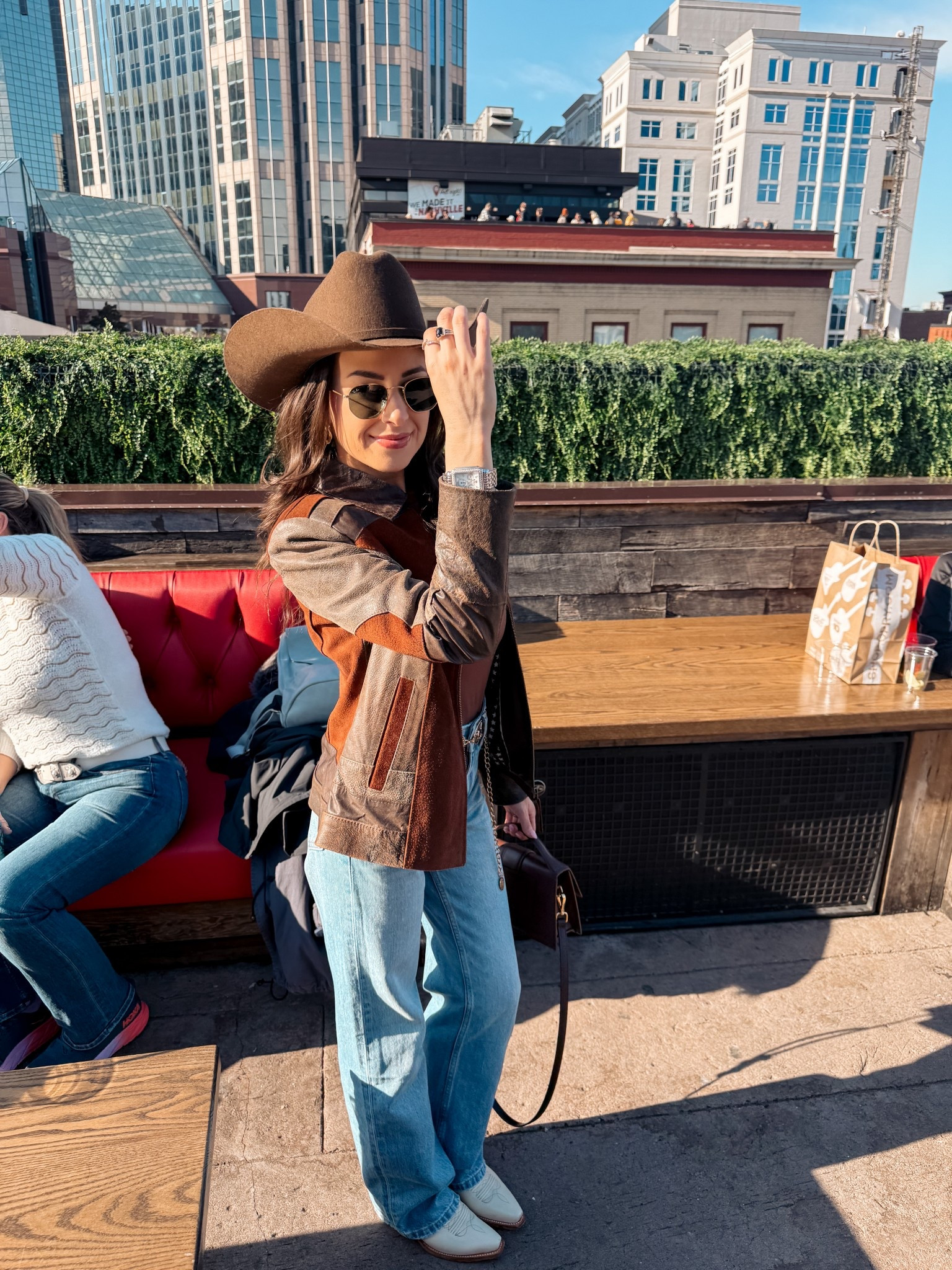 Brown western outfit worn in Nashville! 

Cowboy hat style, Tecovas outfit, boots and jeans outfit inspo

#LTKTravel #LTKStyleTip #LTKSeasonal