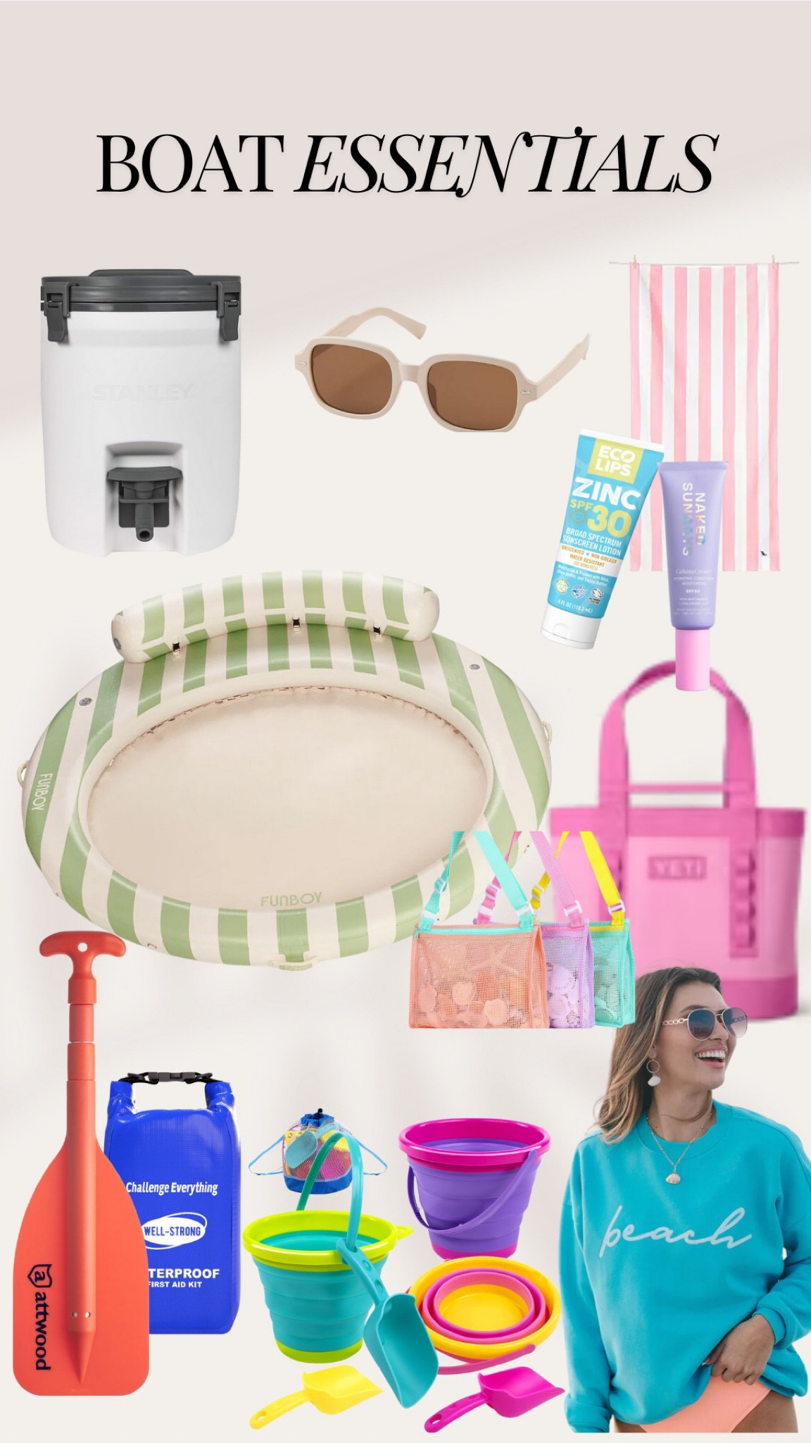 Boat bag and boating essentials for summer! 

#LTKSeasonal #LTKSwim #LTKSummerSales