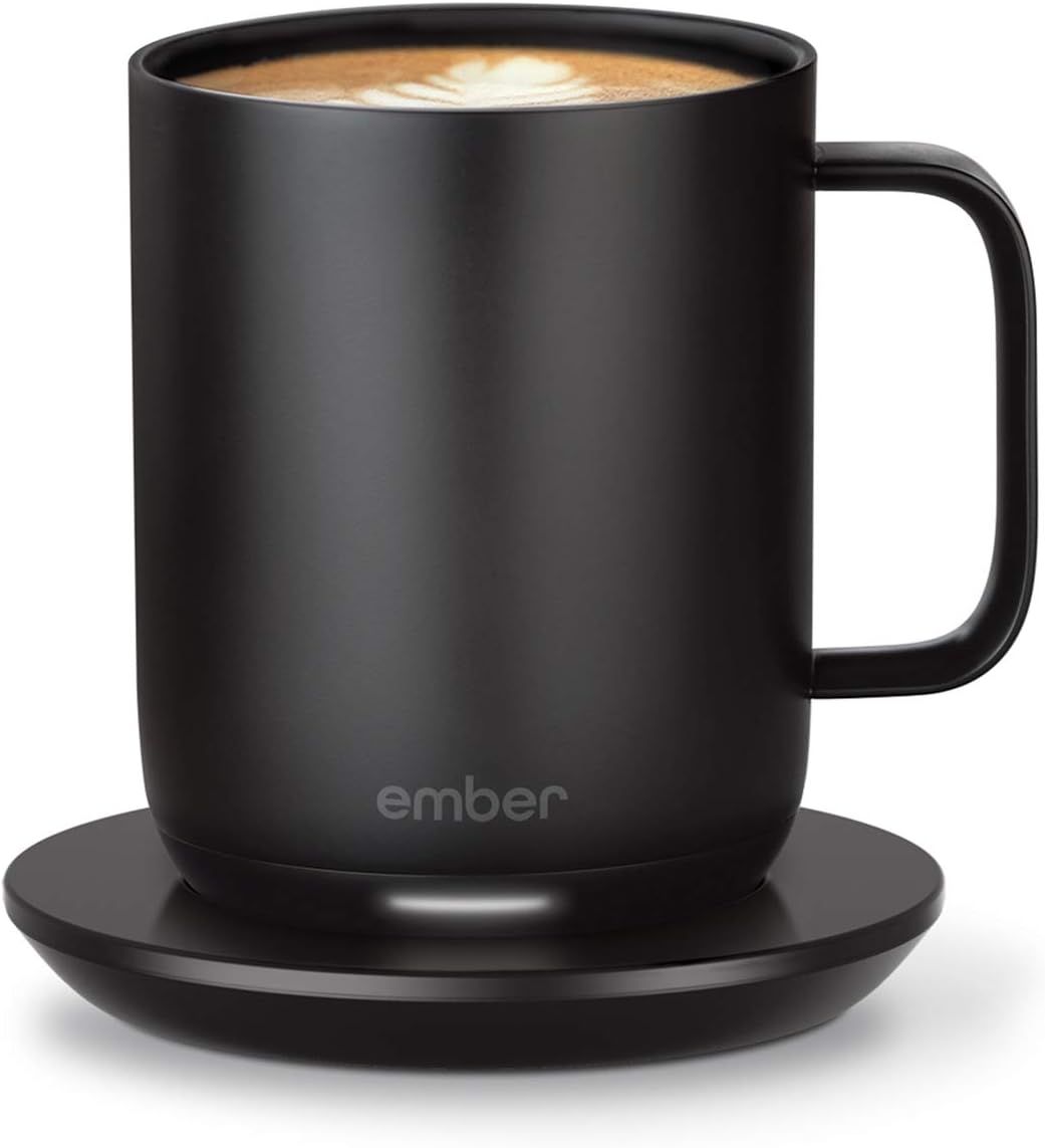 Ember Temperature Control Smart Mug 2, 10 oz, Black, 1.5-hr Battery Life - App Controlled Heated ... | Amazon (US)