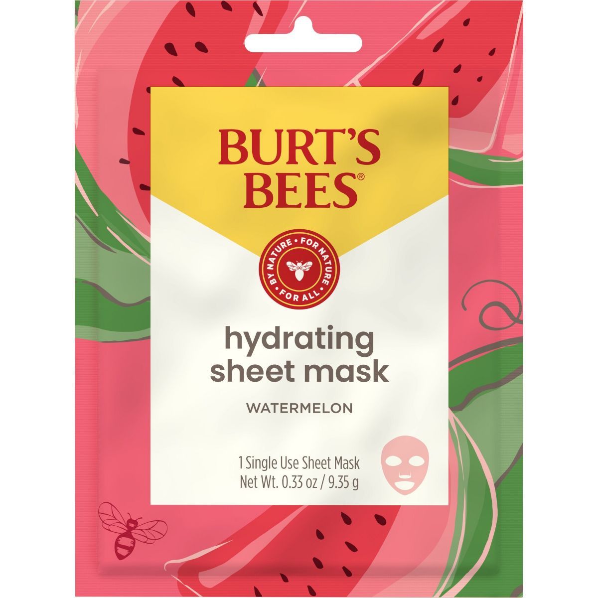 Burt's Bees Hydrating Sheet Mask Watermelon - 1ct | Target