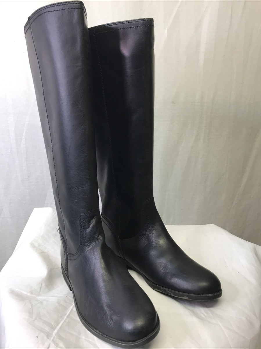 Frye and Co. Women's Jolie Back Zip Riding Fashion Black Boots Size 6.5M 3470691 | eBay US