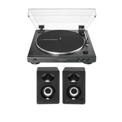Audio-Technica AT-LP60XBT Bluetooth Stereo Turntable (Black) with Speaker | Target