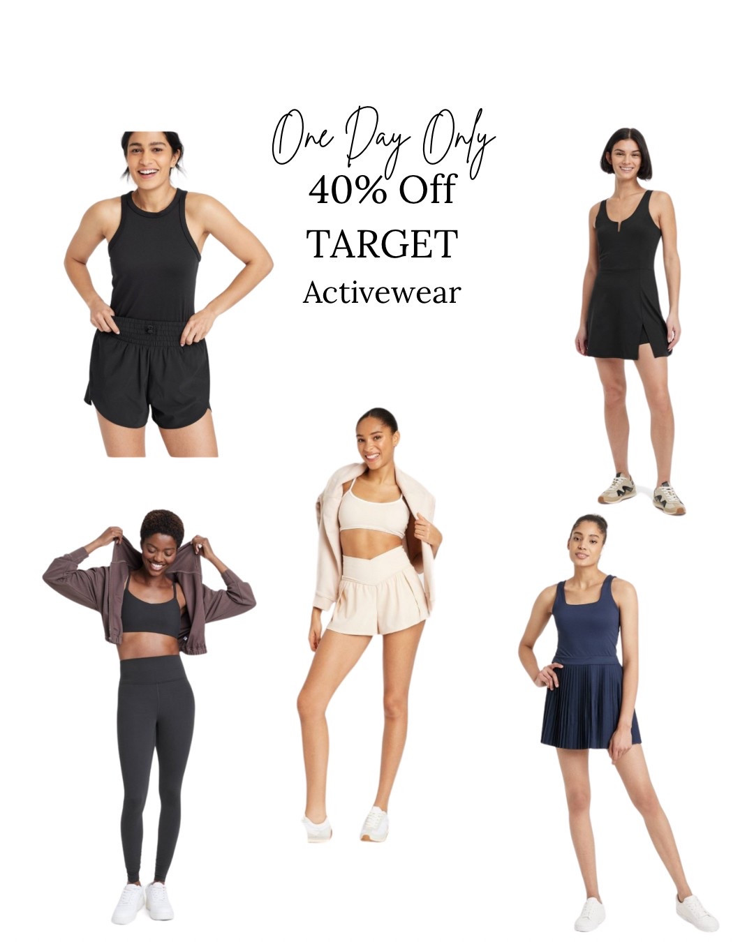 There’s still time! One Day Only! All Target activewear 3/23. 