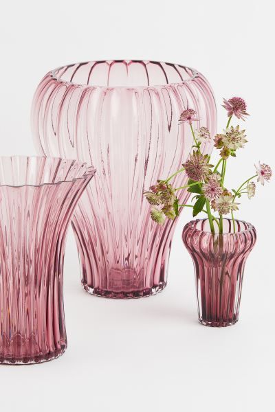 Fluted Glass Vase | H&M (US + CA)
