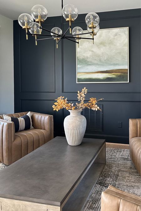 Sitting area details 🤎 love the warmth fall stems add to the space. Wall color is Benjamin Moore soot 



Fall decor, living room, sitting room

#LTKhome