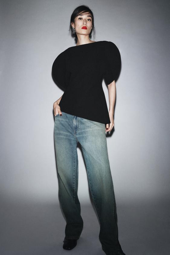 PUFF SLEEVE TOP ZW COLLECTION | Zara US