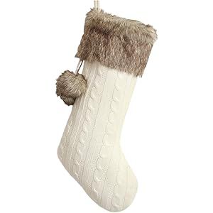 New Traditions Simplify Your Holiday 3-Pack 20 inch Faux Fur Stocking (Gold) | Amazon (US)