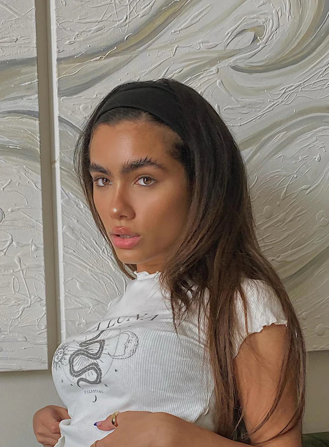 The Juney Headband Black | Princess Polly US