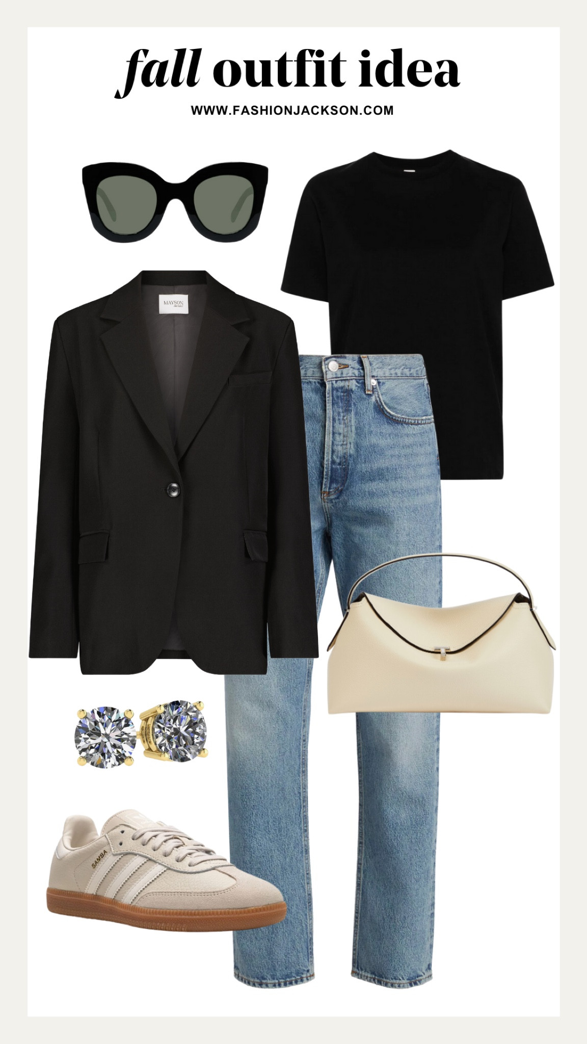 Black blazer (FJ20 discount code) sneakers outfit, jeans, fall outfit #fashionjackson 

#LTKShoeCrush #LTKStyleTip #LTKFindsUnder100