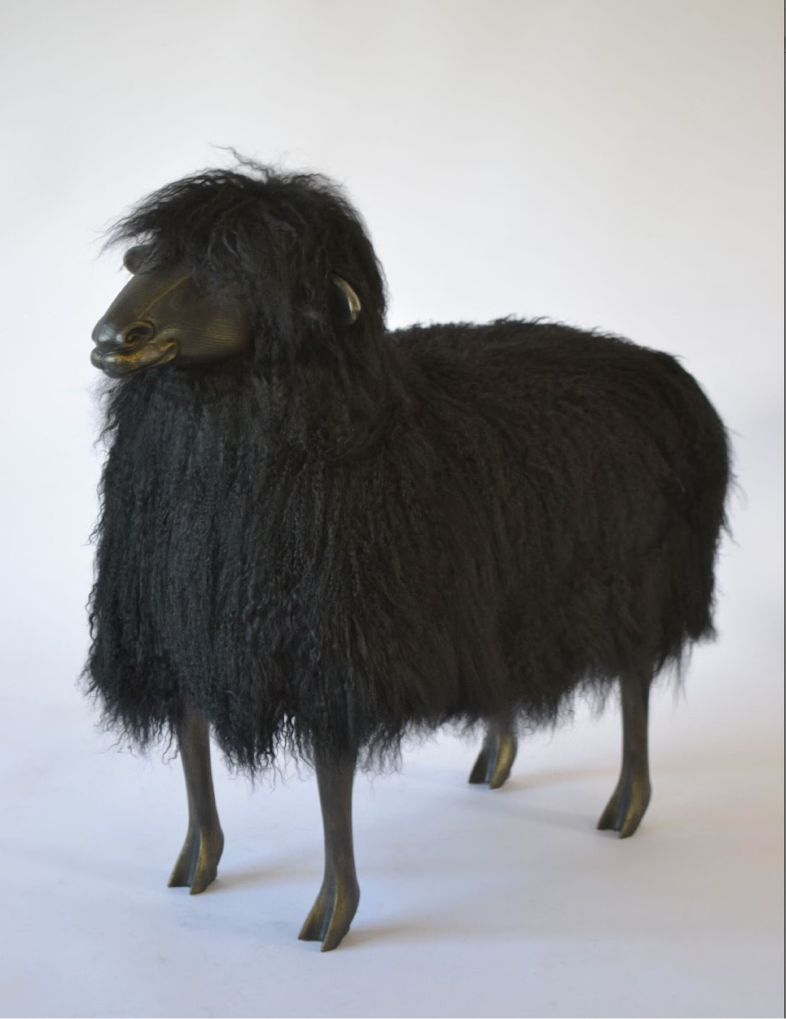Lalanne style sheep chair. Luxurious skin sheep stool/ bench: soft and fluffy home decor with a functional twist
#sheepskin#sheepskinbench#ottoman#footrest#footstool#fur#furbench#furstool

#LTKstyletip #LTKhome #LTKSpringSale