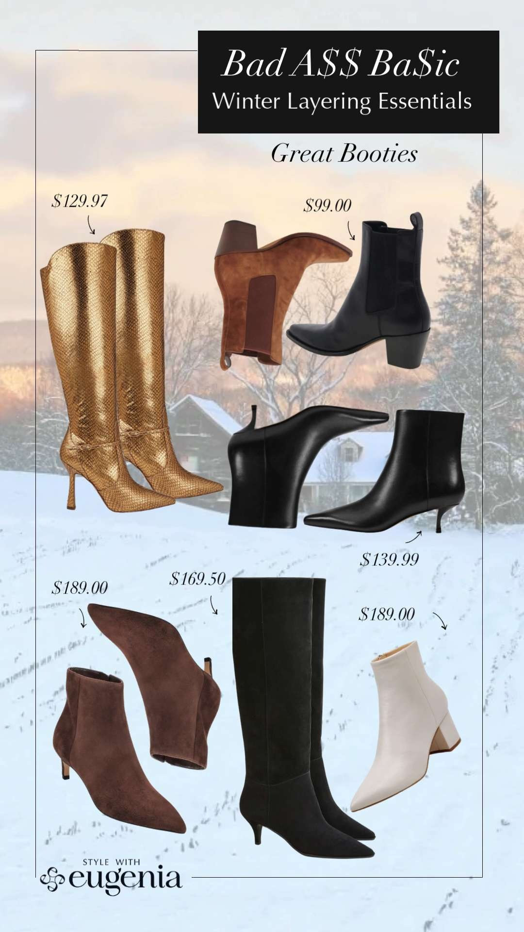 A great boot changes the entire outfit—no exaggeration. This lineup covers everything from everyday polished to elevated statement, all with wearable heel heights and timeless shapes. These are the boots that work with denim, dresses, and layers without trying too hard. 

 #LTKGiftGuide #LTKHoliday #LTKootd