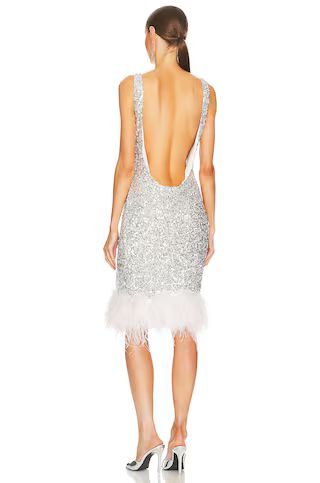 LAMARQUE Milly Dress in Silver from Revolve.com | Revolve Clothing (Global)