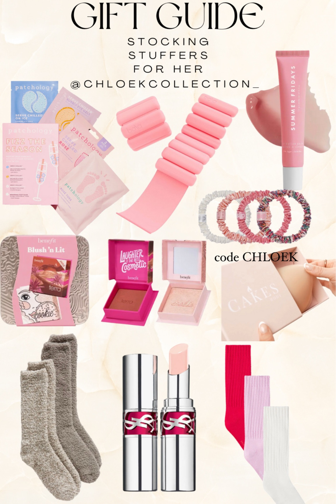 Gift Guide: Stocking Stuffers for Her 
•
Cakes code CHLOEK


#LTKGiftGuide #LTKHoliday #LTKU