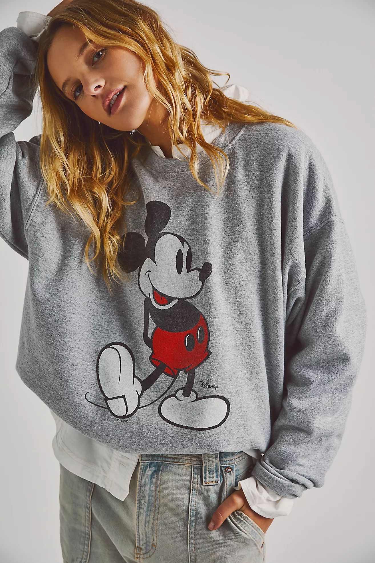 Classic Mickey Mouse Sweatshirt | Free People (Global - UK&FR Excluded)