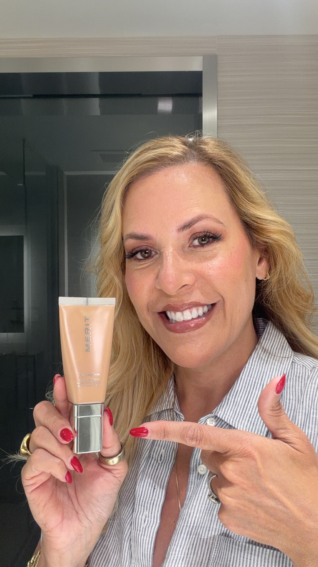 The Merit tinted sunscreen  will be your best friend  this summer with an spf of 45 it really works!

#LTKSwim #LTKTravel #LTKBeauty