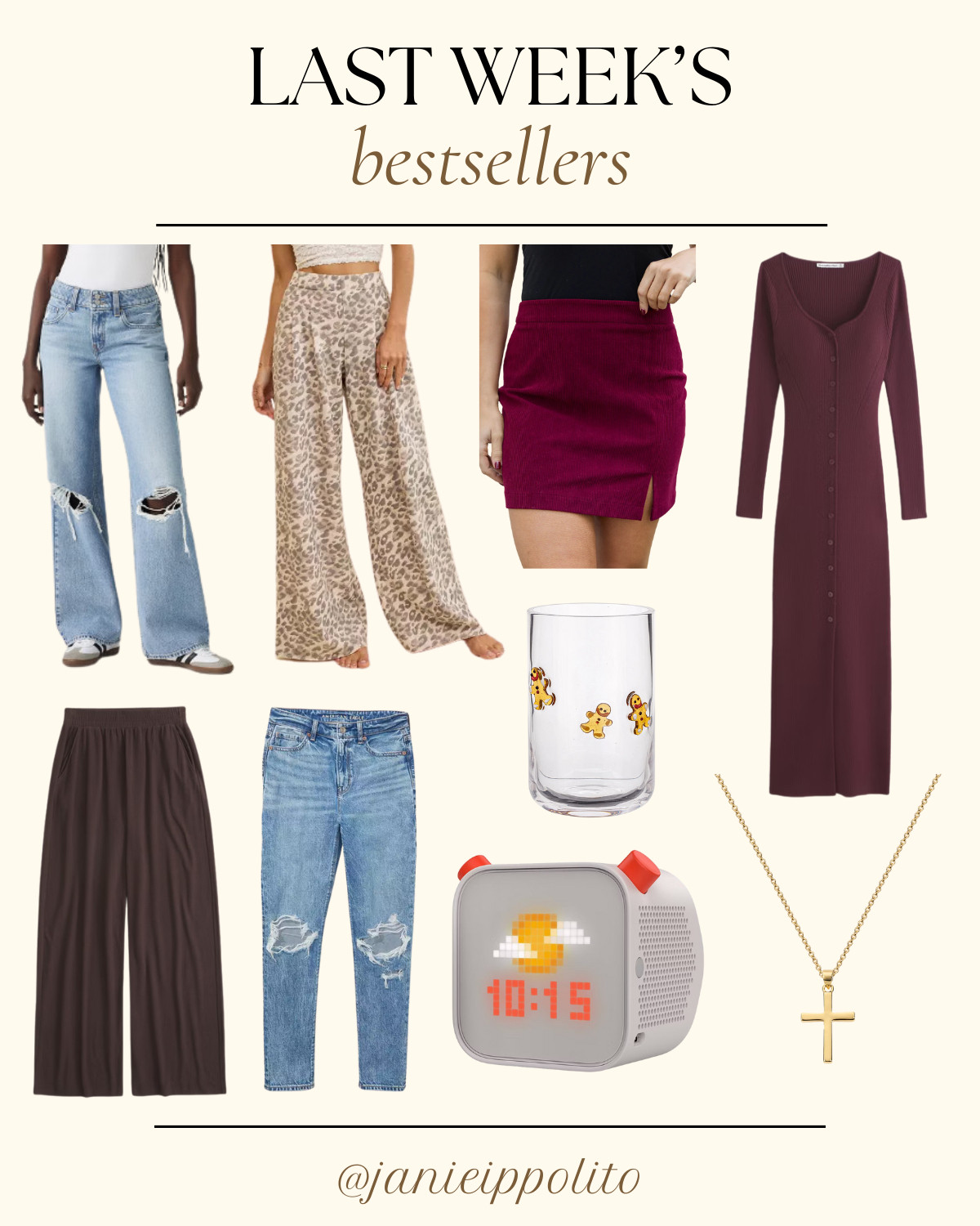 Last weeks best sellers!! 

gift ideas, jeans, denim, aerie, Levis, American eagle, toys, jewelry, dress, lounge pants, ootd, winter outfit  

 #LTKGiftGuide #LTKHoliday #LTKootd