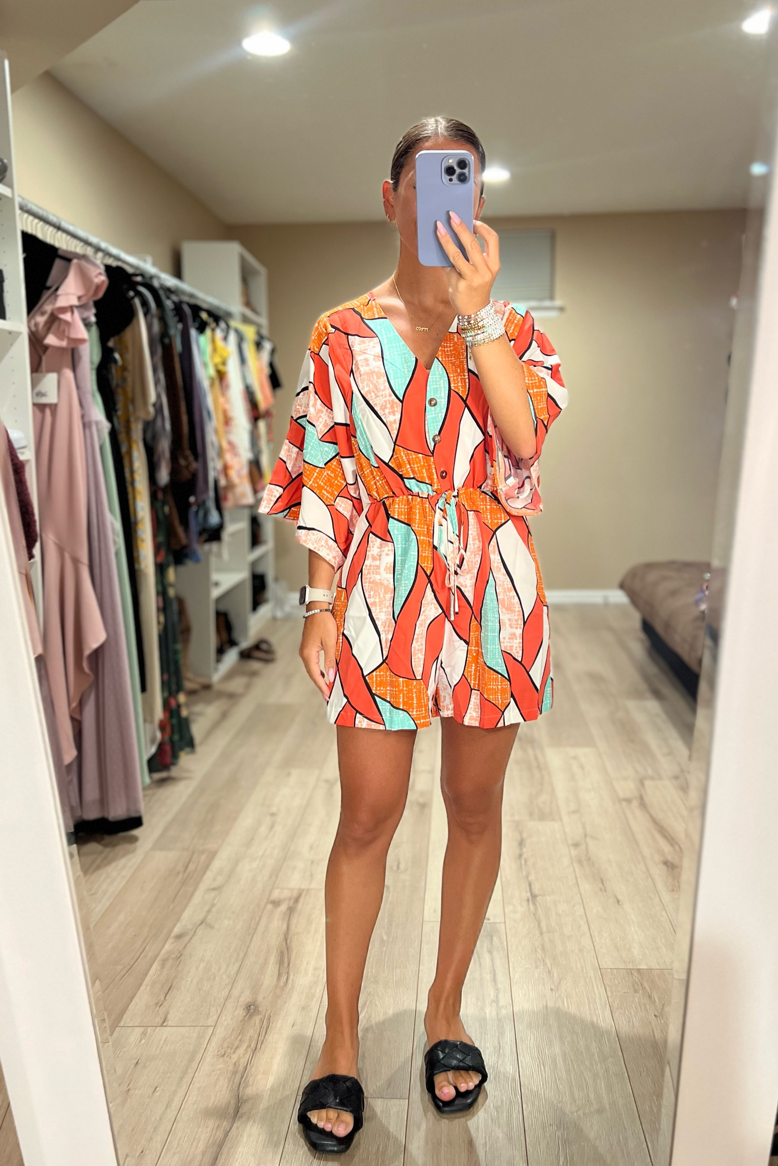 How cute is this romper?! Long enough to be able to wear to school to teach! Longer in the back as well. Wearing a size small

#LTKworkwear #LTKstyletip #LTKsalealert