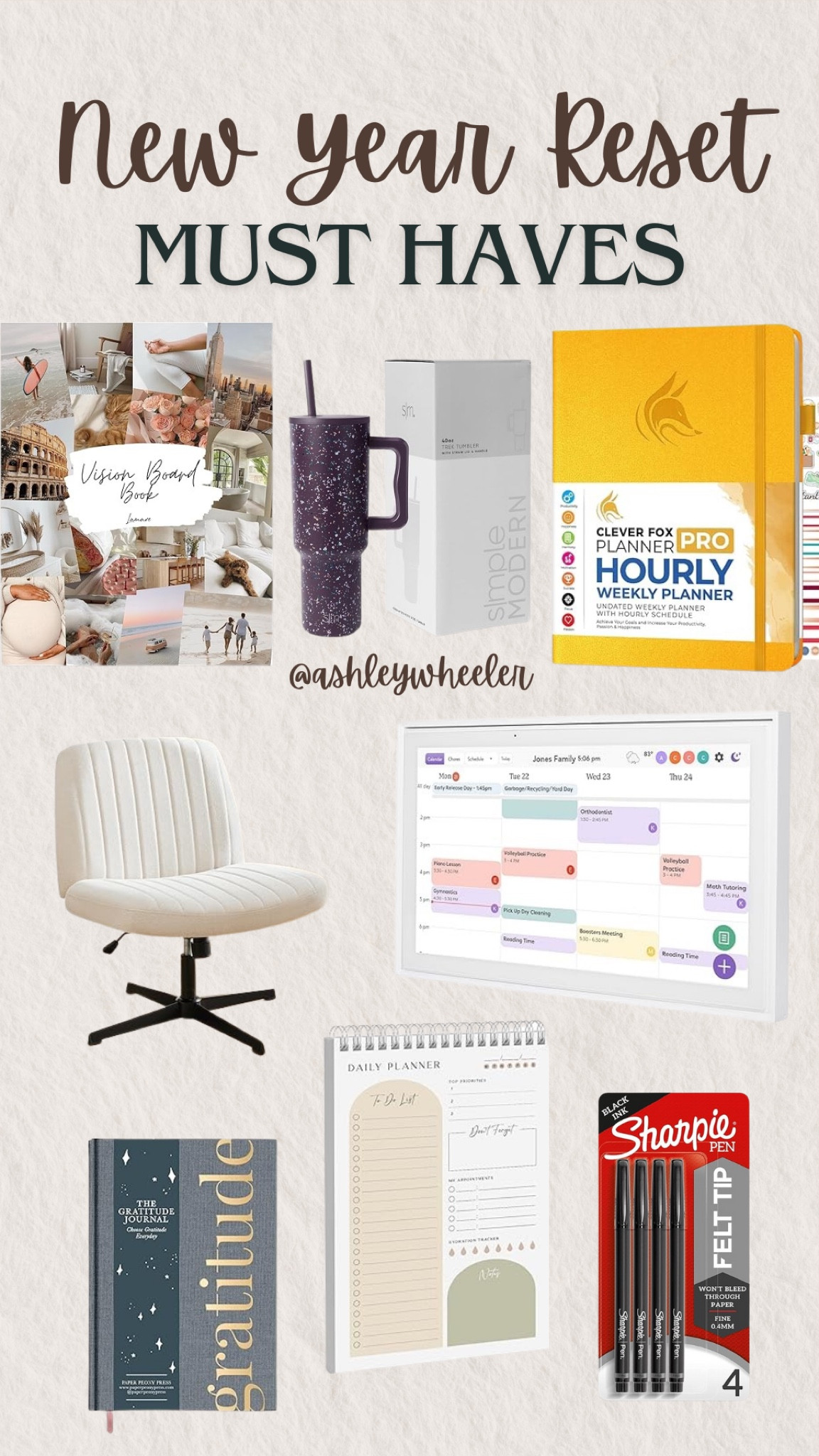 What I am investing in to prepare for my 2024 New Year’s resolutions. Some of these items have been my tried and true every single year when I do goalsetting others are ones I will be ordering. What are things that you used to prepare you for the new year?

#LTKHoliday #LTKGiftGuide #LTKfamily