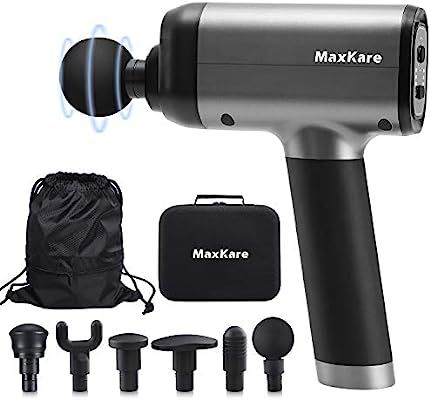 MaxKare Massage Gun with Percussion Massage for Athletes Deep Tissue Muscle Massager with 6 Inter... | Amazon (US)