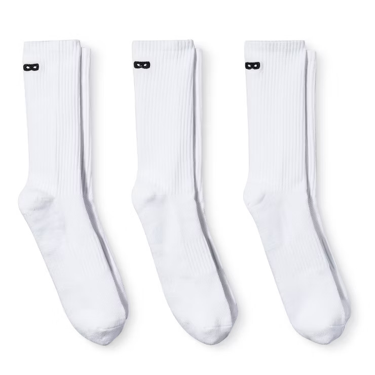 Pair of Thieves Men's Solid Crew Socks 3pk - 8-12 | Target