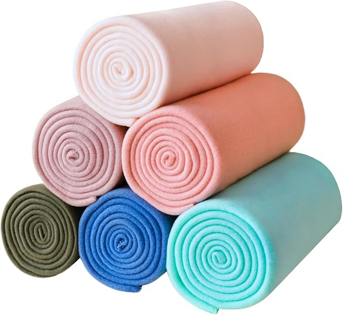 Fleece Throw Blankets Lightweight Warm Soft Cozy Pet-Friendly Bulk Fleece Throw Blanket Solid for... | Amazon (US)