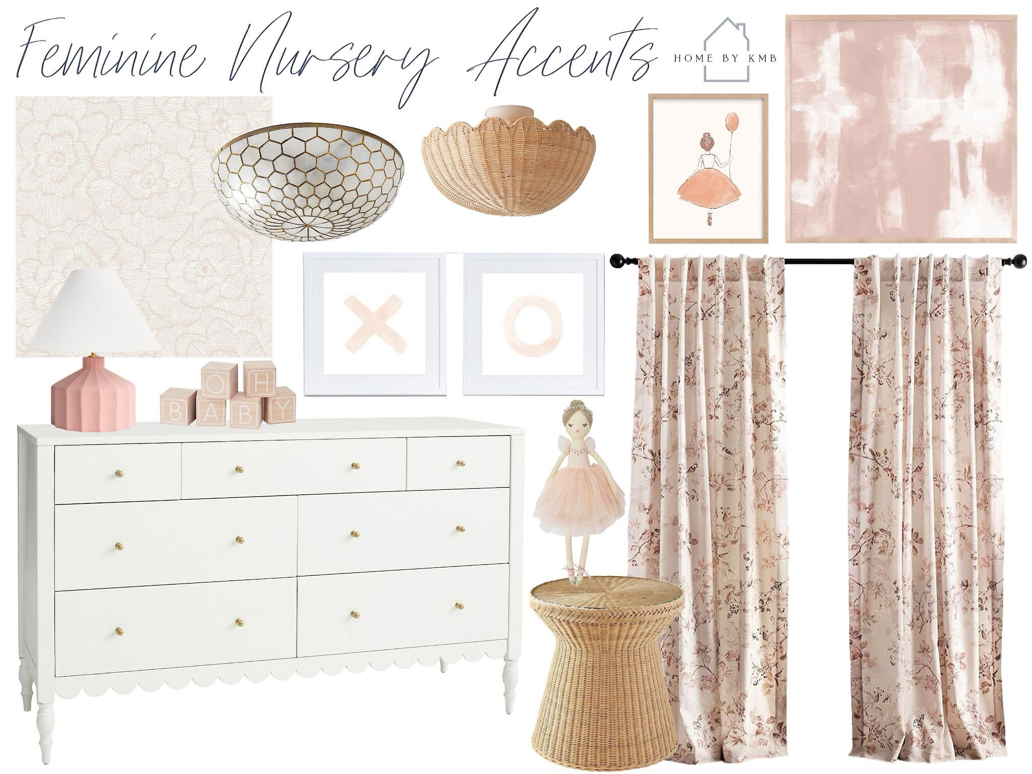 Feminine nursery accent pieces 💕

#LTKHome #LTKBaby