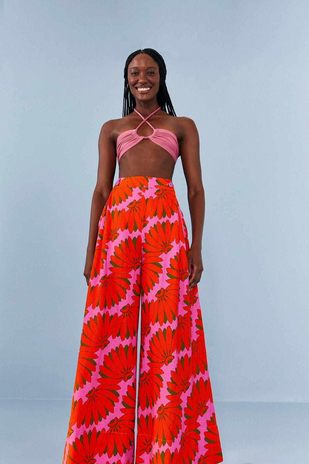 Pink Copacabana Pants | FarmRio (US)