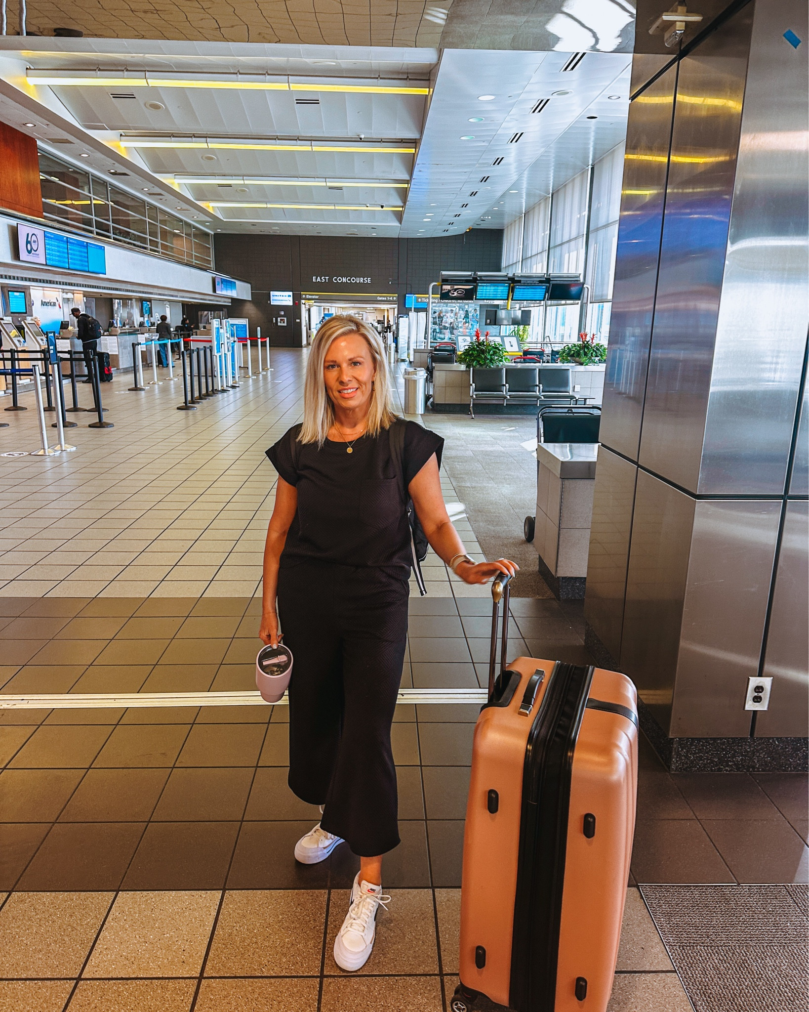 Black 2 piece set! Sooooo comfy and versatile. 

#LTKover40 #LTKmidsize #LTKSeasonal