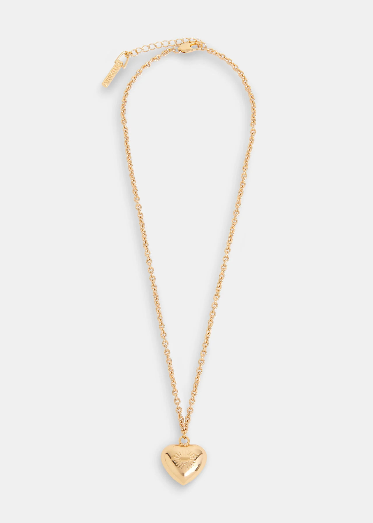 Gold/Multi Chunky Heart Pendant Necklace | WHISTLES | | Whistles