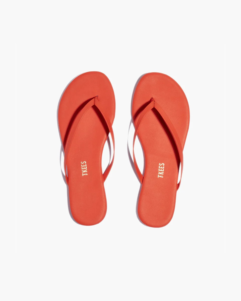Lily Pigments in Tangerine | Flip-Flops | Women's Footwear | TKEES